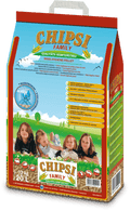 JRS Chipsi Family - хигиенни царевични пелети за котки, гризачи, птици, 20 литра