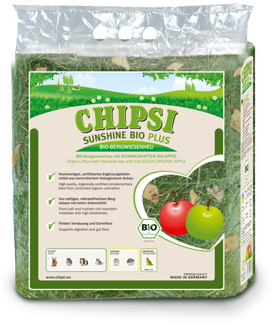 JRS Chipsi Sunshine - сено от най-високо качество за гризачи и малки животни 600 гр