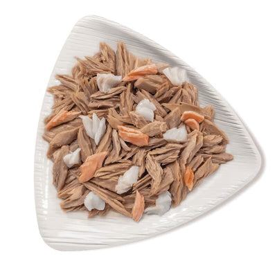 Life Cat Natural Tuna Pollock Salmon - с филе от риба тон, мерлуза, сьомга 70 грама
