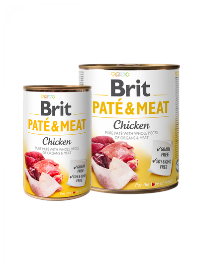 Brit Pate and Meat Chicken - пастет за кучета с пилешко месо