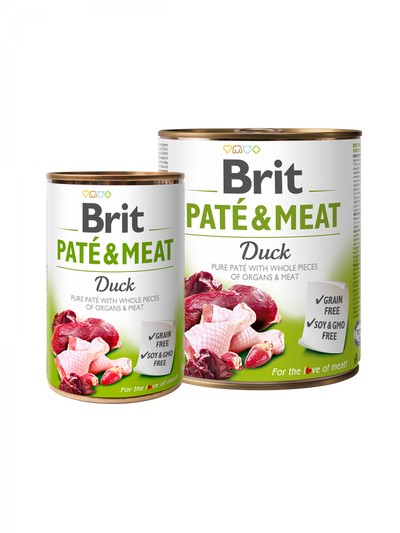 Brit Pate and Meat Duck - пастет за кучета с патешко месо