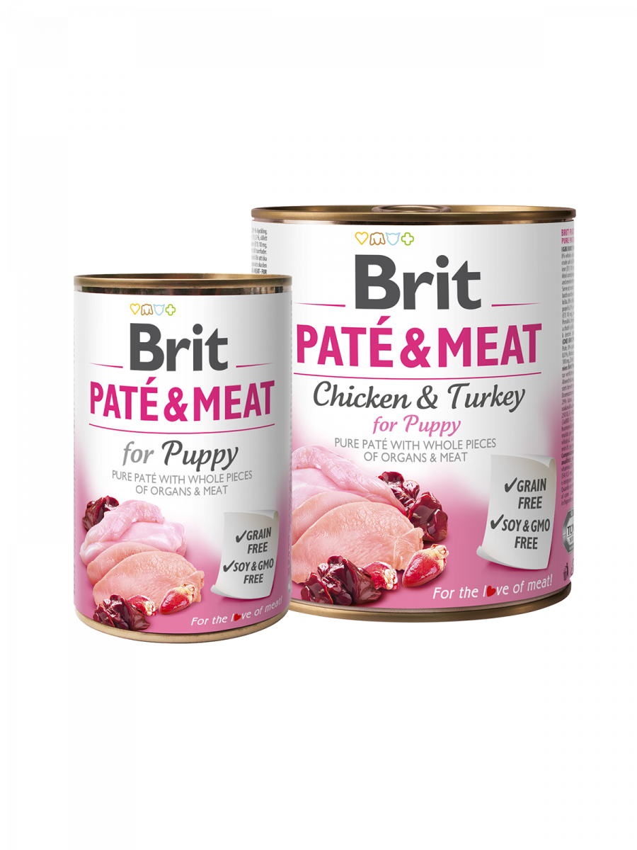 Brit Pate and Meat Puppy - пастет за кученца с пилешко и пуешко месо