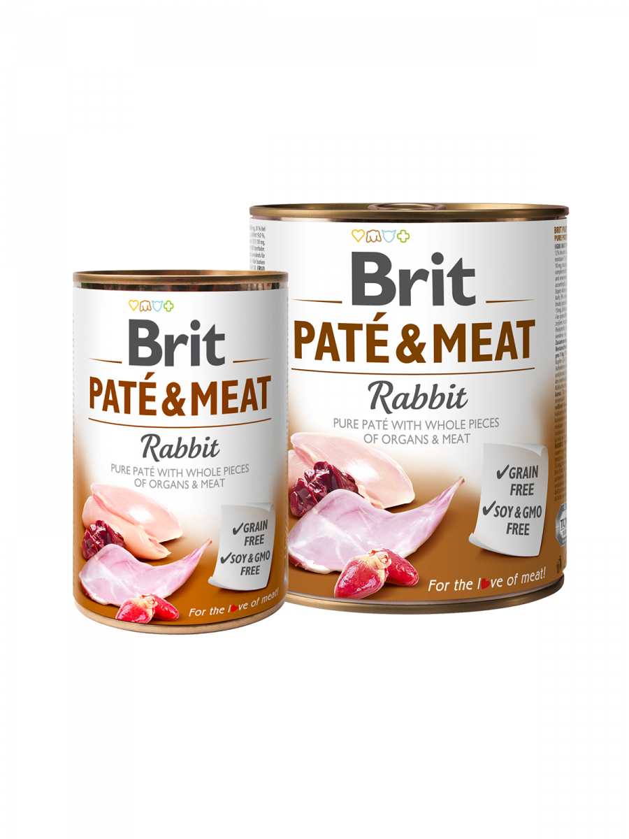 Brit Pate and Meat Rabbit - пастет за кучета със заешко месо