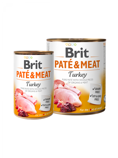 Brit Pate and Meat Turkey - пастет за кучета с пуешко месо