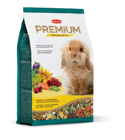 Padovan Premium Coniglietti - пълноценна премиум храна за мини зайчета