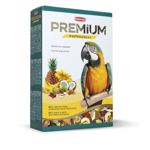 Padovan Premium Papagalli - пълноценна храна плодов микс за големи папагали 500 грама