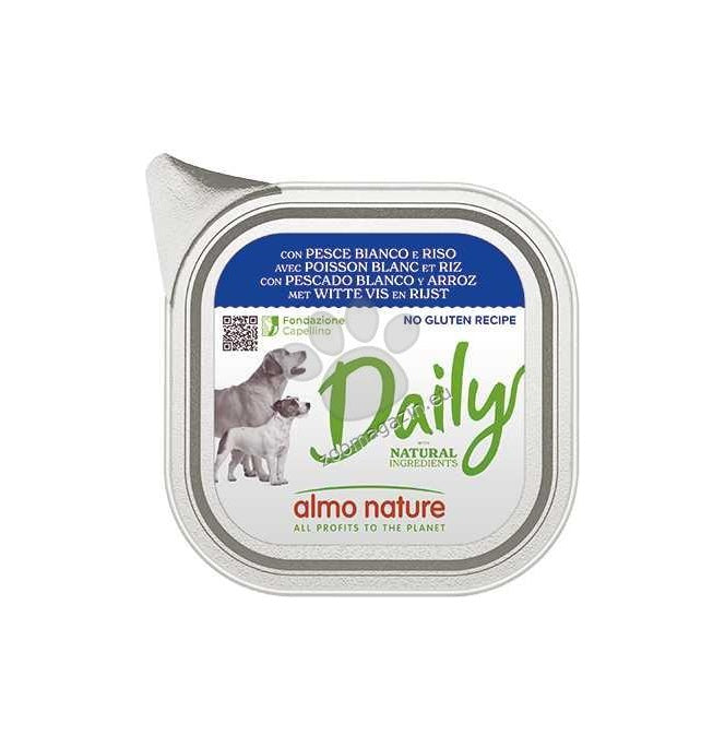 Almo Nature Daily with Fish and Rice - пастет за кучета с риба и ориз 100 гр