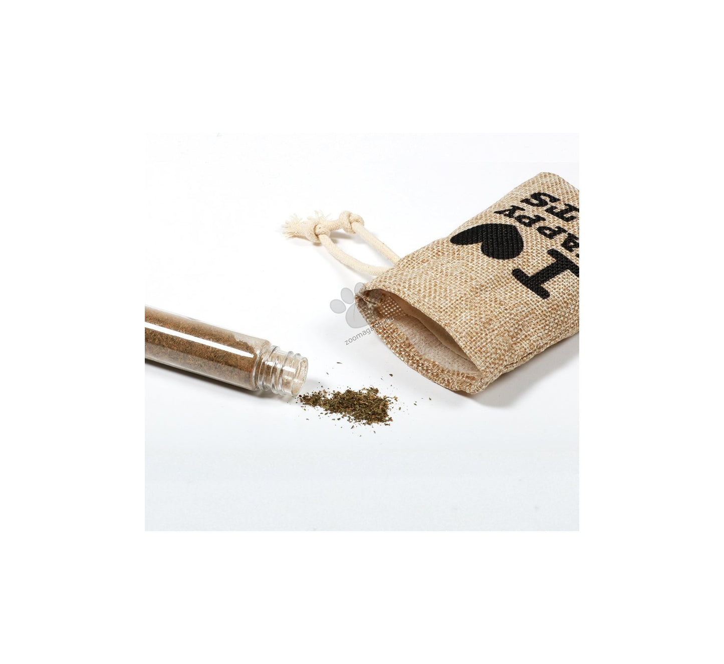 I Love Happy Cats Refillable Herb Pouch - пауч за изсушени билки, предизвикващ желание за игра