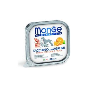 Monge Monoprotein Pate Turkey with Citrus Fruits - пастет с пуешко месо и цитрусови плодове 150 гр