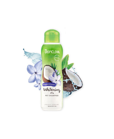 TropiClean Awapuhi and Coconut Whitening Shampoo - шампоан за кучета и котки 355 мл