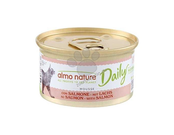 Almo Nature Daily Mousse with Salmon - консерва за котки със сьомга 85 гр