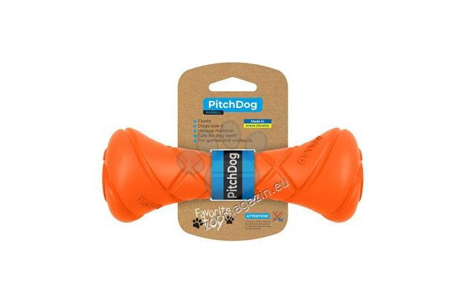 PitchDog Game Barbell - гумена гиричка за игра във вода 7 см