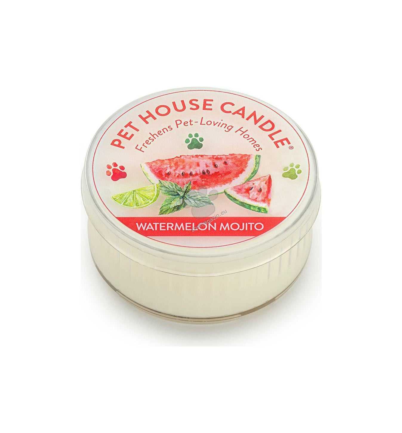 Pet House Candles Watermelon Mojito - натурална свещ с аромат на диня