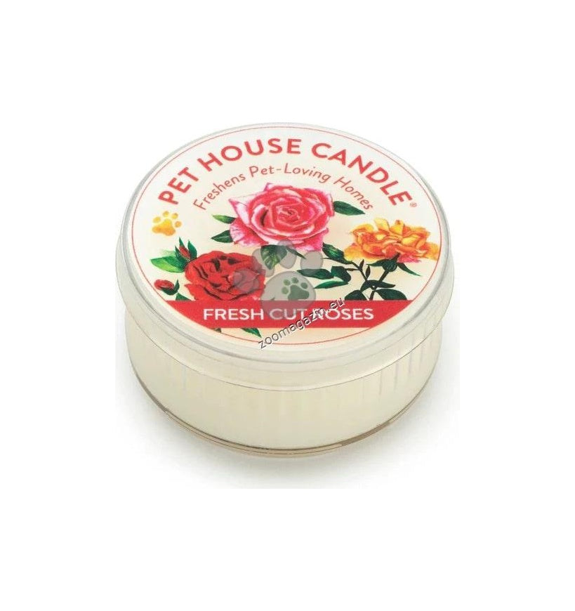 Pet House Candles Fresh Cut Roses - натурална свещ с аромат на рози