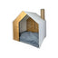 Cadoo Krabi Chimney Soft White - луксозна къщичка за домашни любимци 52 / 50 / 50