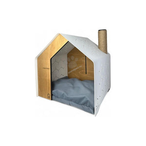 Cadoo Krabi Chimney Soft White - луксозна къщичка за домашни любимци 52 / 50 / 50