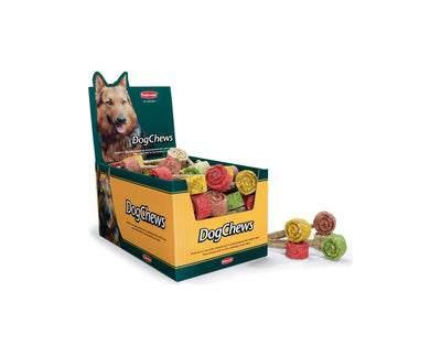 Padovan Dog Chews Lollipop - лакомство от пресована кожа, кутия 100 броя