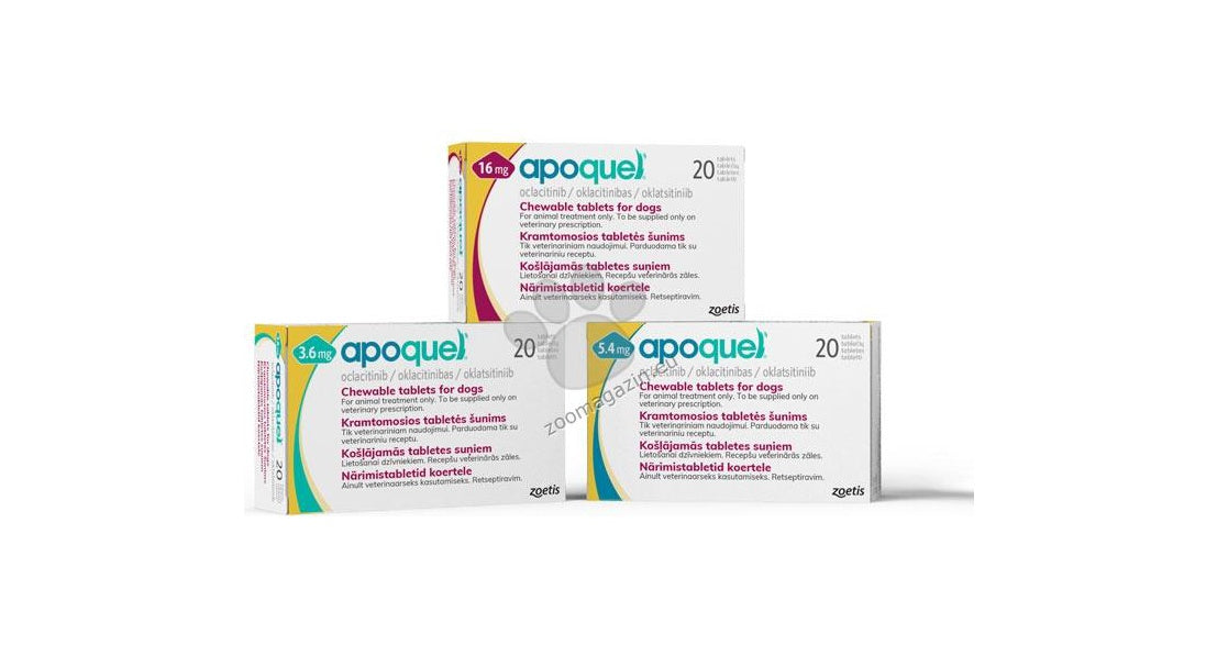 Apoquel - осигурява бързо и продължително облекчение на сърбежа, дъвчащи таблетки