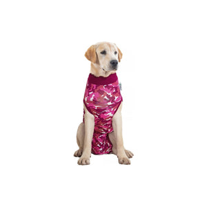 Suitical Recovery Suit Xlarge Dog Pink - медицинска дрешка за кучета с дължина на гърба 74-82 см. розова