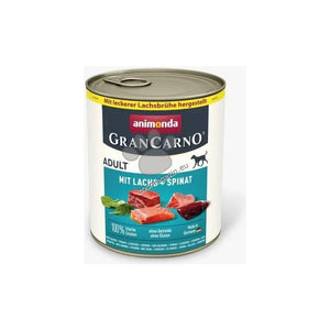 GranCarno Dog Adult - храна за кучета със сьомга и спанак