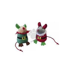 Nobby Xmas Plush Santa Mice - коледни плюшени мишки 8.5 см. 1бр.