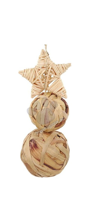 Rosewood Water Hyacinth Trio Toy - играчка за гризачи 8 / 8 / 22 см