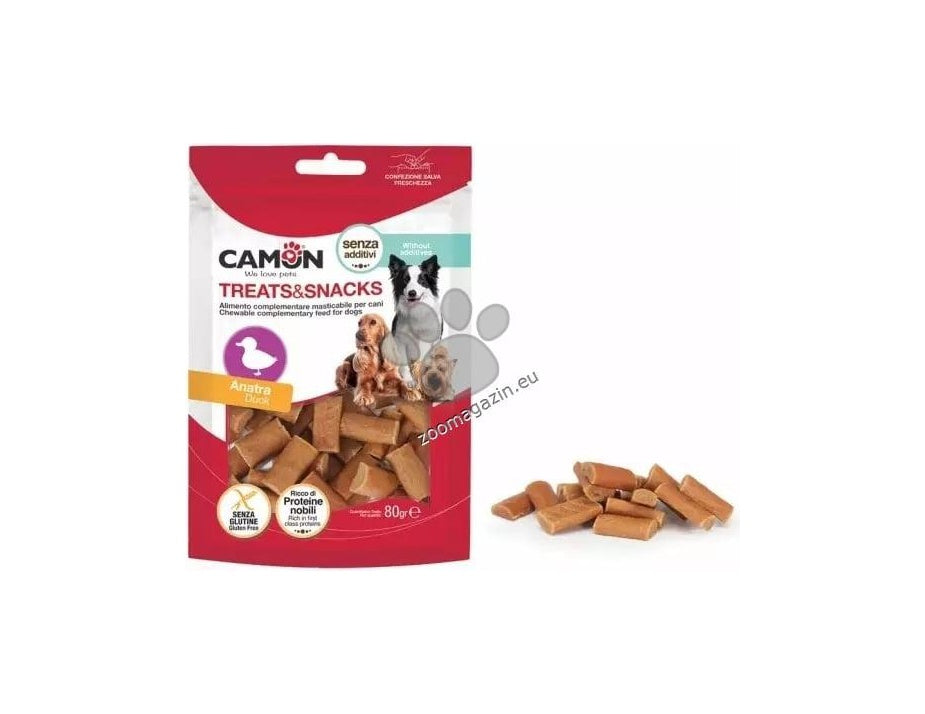 Camon Duck Bites - лакомство за кучета с патешко месо 80 гр