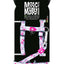 Max Molly Cat Harness / Leash Set Cherry Bloom 1 Size - нагръдник с повод за котка с обиколка на врата 21,5-33 см и обиколка на тялото 27-44 см