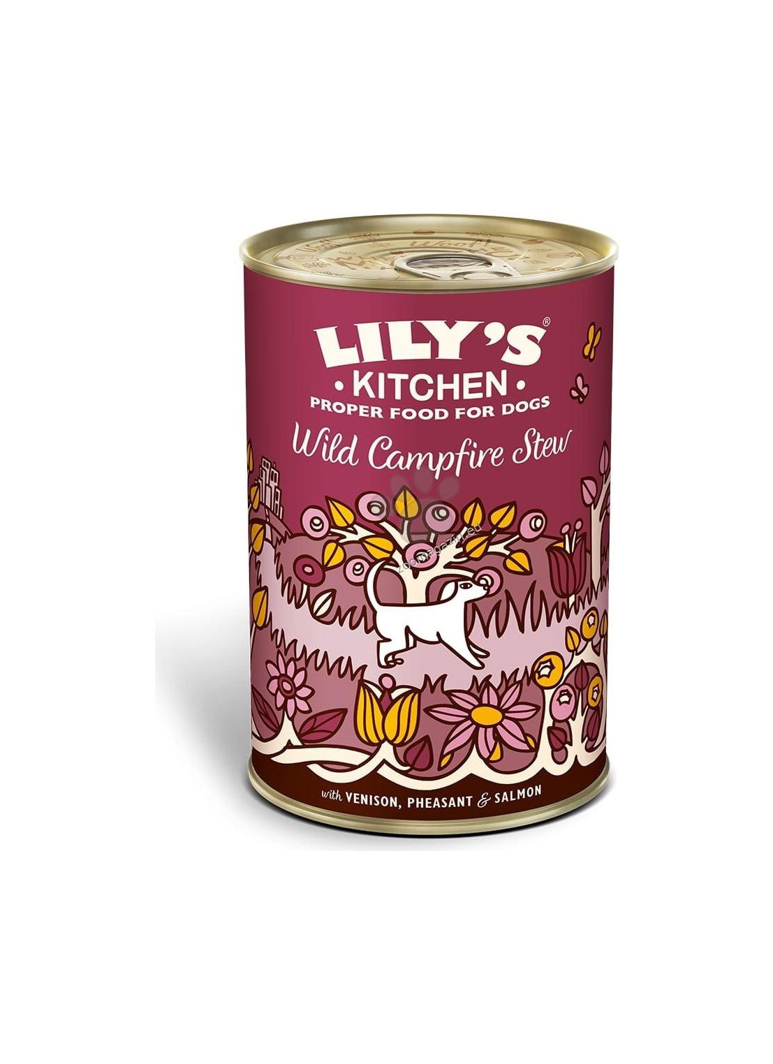 Lilys Kitchen Dog Wild Campfire Stew - консерва за кучета с еленско месо, сьомга и фазан 400 гр.