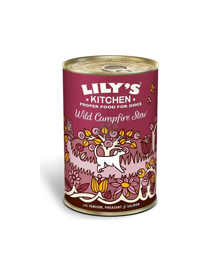 Lilys Kitchen Dog Wild Campfire Stew - консерва за кучета с еленско месо, сьомга и фазан 400 гр.