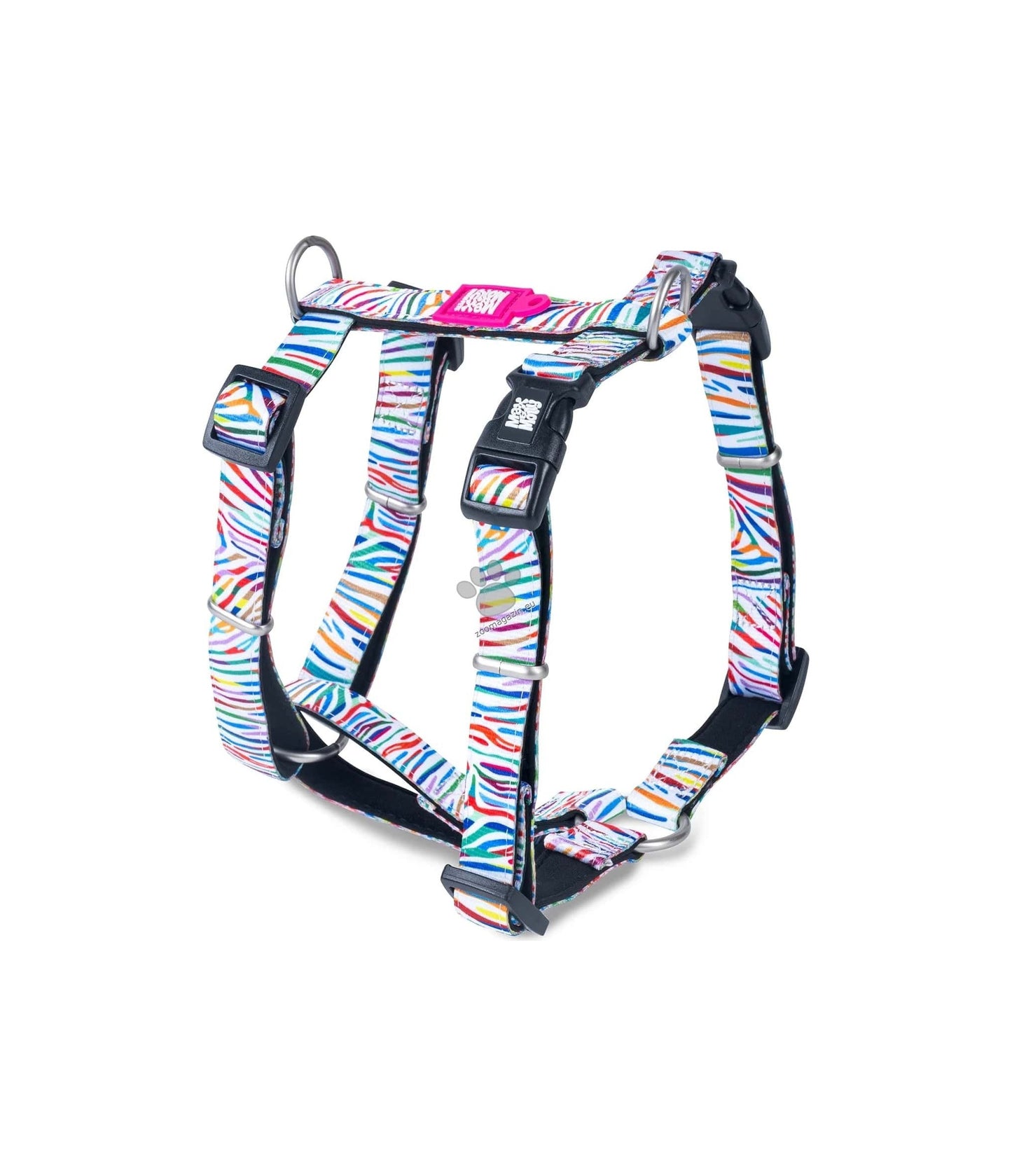 Max Molly H-Harness Magic Zebra - нагръдник за кучета