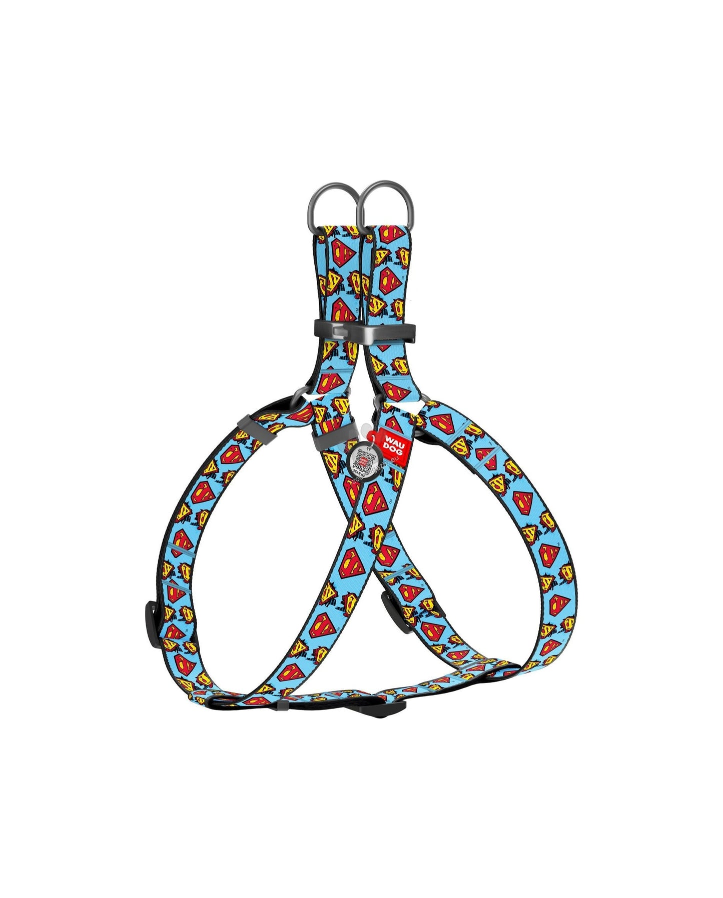Collar Waudog Nylon Dog Harness Superman - нагръдник