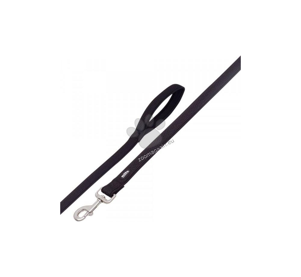 Nobby Leash Mesh Preno - повод, 120 х 15/20 мм / черен /
