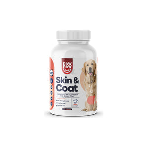 Paw2Paw Skin & Coat - хранителна добавка за здрава кожа и гладка козина 90 таблетки