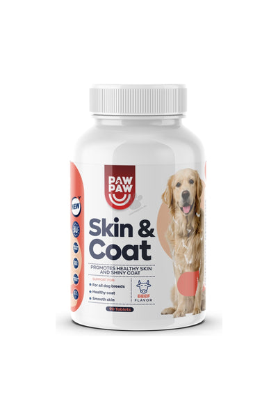 Paw2Paw Skin & Coat - хранителна добавка за здрава кожа и гладка козина 90 таблетки