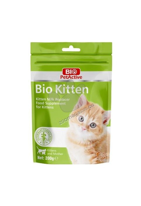 Bio Pet Active - мляко на прах за котенца 200 гр.