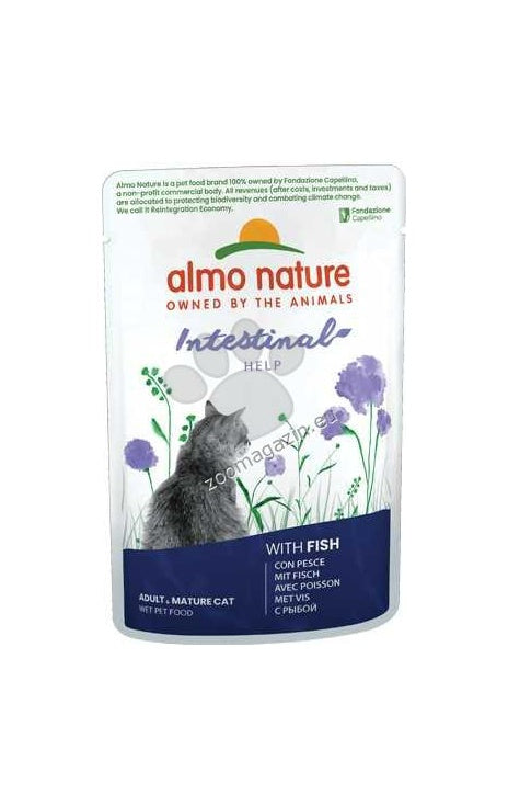 Almo Nature Holistic Functional Digestive Help with Fish - пауч за котки с храносмилателни проблеми с риба 70 гр