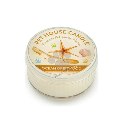 Pet House Mini Candles Ocean Sandwood - мини натурална свещ с аромат на океанско пясъчно дърво 42 гр
