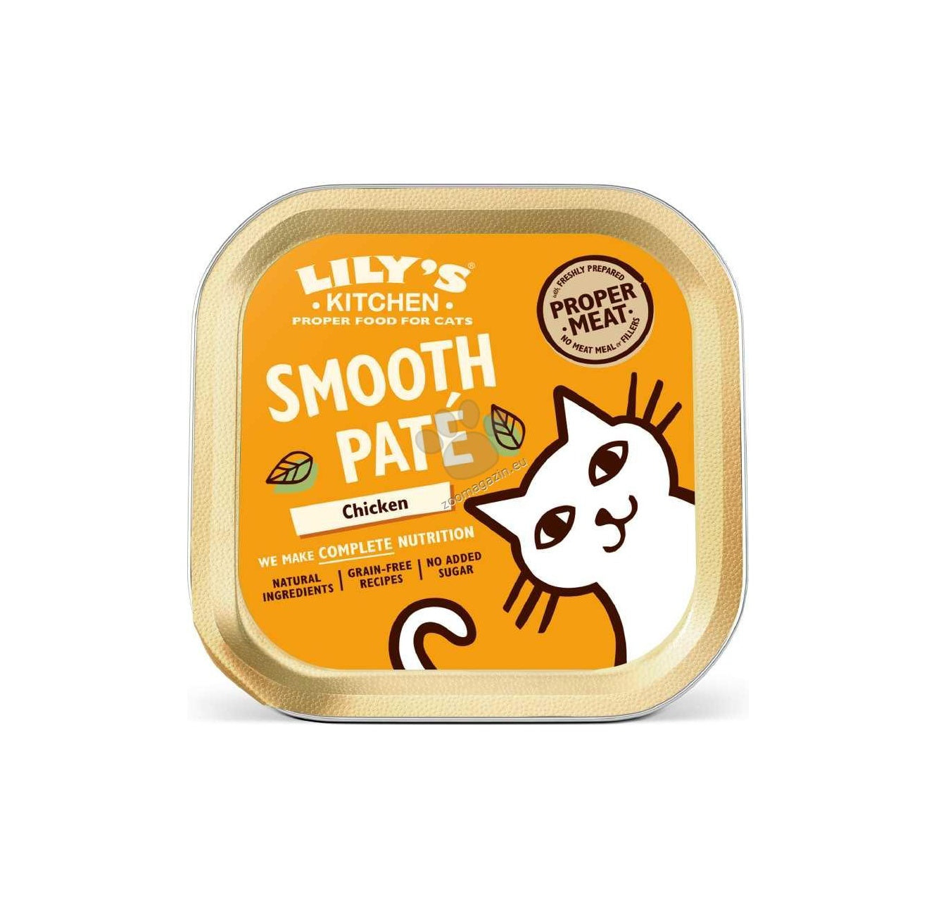 Lilys Kitchen Cat Smooth Chicken Pate - пастет за котки с пилешко 85 гр.