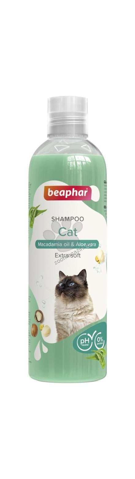 Beaphar Macadamia and Aloe Cat Shampoo - шмапоан за котки с макадамия и алое вера 250 мл.