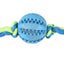 Flamingo Rubber Dental Ball with Rope - дентална топка за куче с въже 7 см.