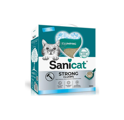Sanicat Strong Clumps - бентонитова котешка тоалетна 10 кг