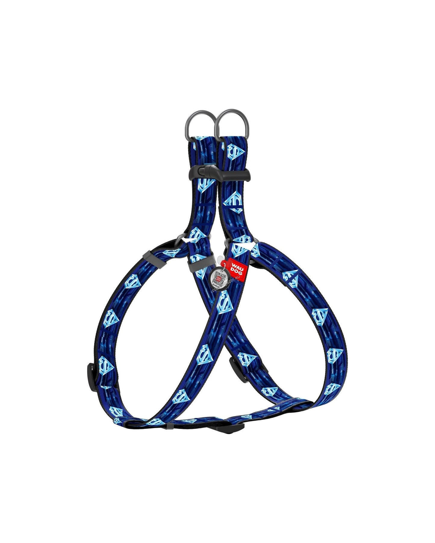 Collar Waudog Nylon Dog Harness Superman - нагръдник