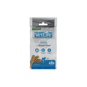 Vet Life Dog Dental Treat Joint Mini - лакомства за здрави стави за кучета от дребни породи с омега-3 мастни киселини, хондроитин и глюкозамин 60 гр