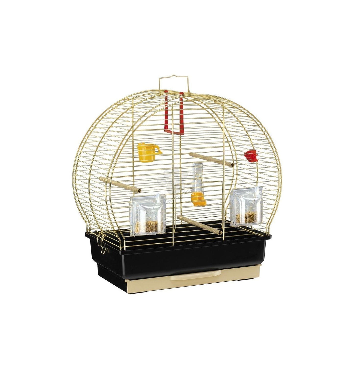 Ferplast Luna 2 - кафез за малки птички с пълно оборудване 44,5 / 25 / 45,5 см