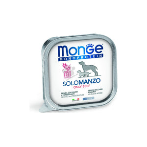 Monge Monoprotein Pate Beef - пастет за кучета в зряла възраст с телешко месо 150 гр