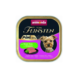 Vom Feinsten Mini Dog - за дребни породи кучета с говеждо, патешко и риган 100 гр