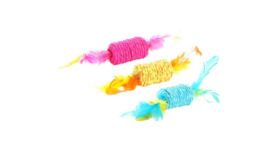 Flamingo Shuka Roll Feather - играчка за котка 5 см