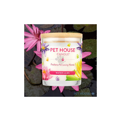 Pet House Candles Water Lilies - натурална свещ с аромат на водни лилии 255 гр