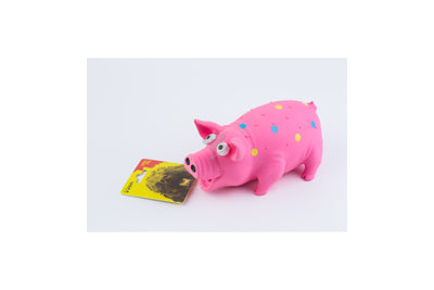 Stefo Latex Grunting Pig - латексова играчка 15 см, розова
